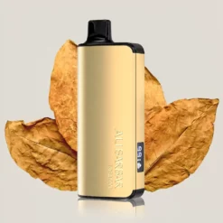 Tobacco 81581020 9000 Puffs Gold Screen Disposable Vape